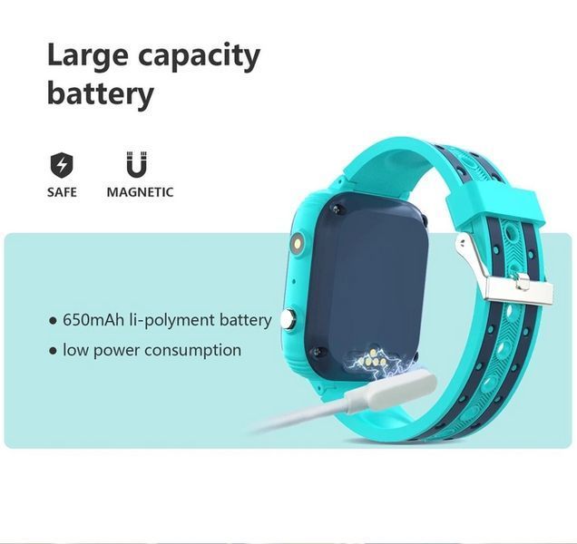 Детские наручные умные часы Smart Baby Watch LT21 с GPS Синий
