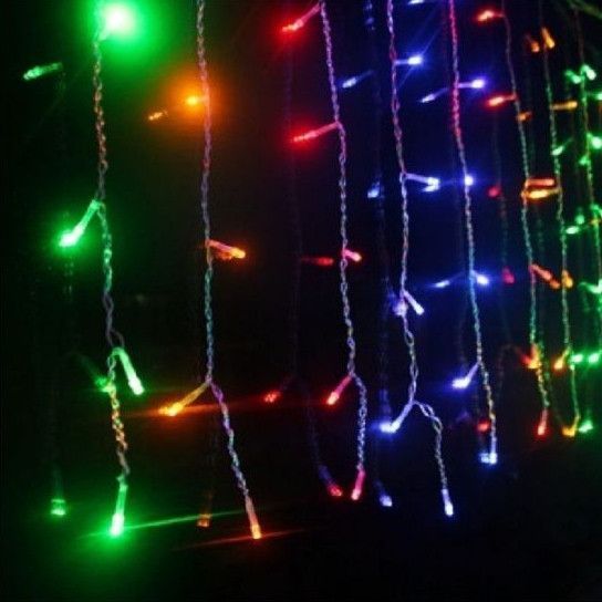 Гирлянда штора 3х3м 360 LED Мульти