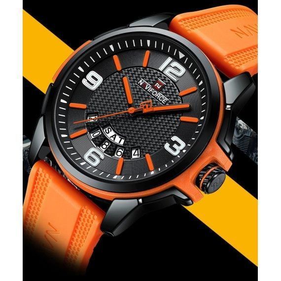 Годинник чоловічий наручний Naviforce Young Orange