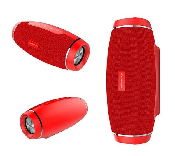 Беспроводная Bluetooth колонка mini speaker Hopestar H20 power bank Красный