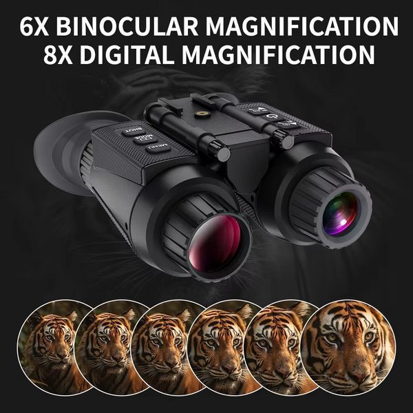 Бінокуляри нічного бачення NV8300 HD 4K (до 500м) + шолом (ABS пластик) + кріплення FMA L4G24 + карта 64Гб