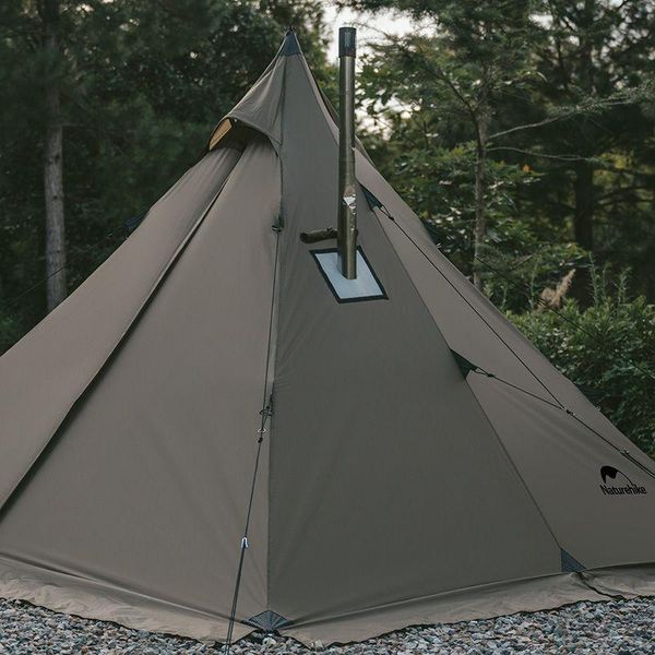 Походная одноместная палатка с острой верхушкой Naturehike CNK2300ZP025 (Коричневая)