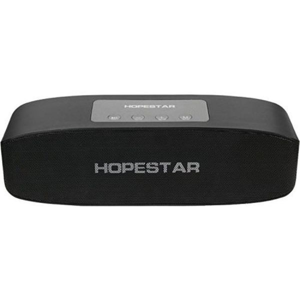 Портативная влагозащищенная стерео колонка Hopestar H11 (Bluetooth, MP3, FM, AUX, Mic) Черный