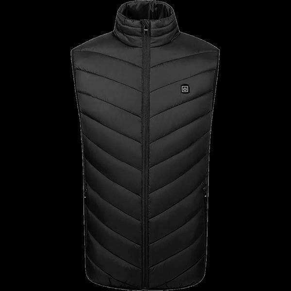 Мужской жилет с подогревом HeatFashion Electric Heating Vest (17 зон) Черный XL