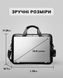 Чоловіча сумка для ноутбука Tiding Bag (39 х 28 х 8 см) портфель із натуральної шкіри Чорний