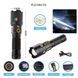 Ручний ліхтар PLD-X83-TG zoom + LCD + Type-C + PowerBank + 1х26650 (18650) 5 режимів