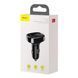 FM-модулятор трансмиттер Baseus T-Typed + bluetooth (2USB) CCTM-01 Black