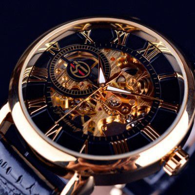 Годинник жіночий механічний Forsining Rich Ruby Red (2 ремінці)