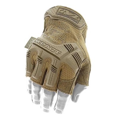 Військові штурмові рукавички без пальців Mechanix M-Pact Fingerles Пісочні, XL