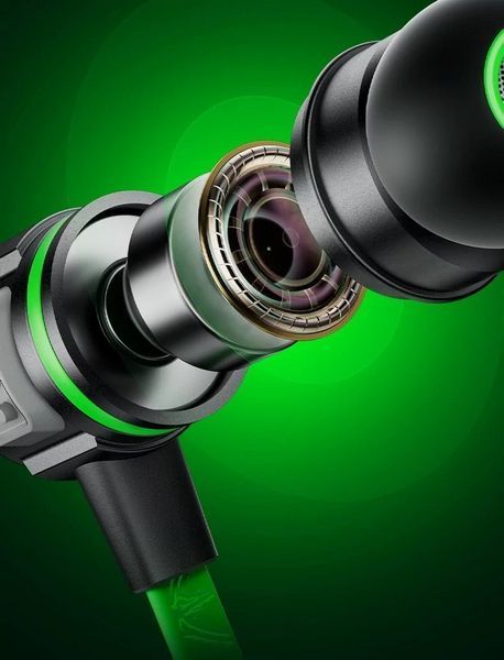 Дротові ігрові навушники Plextone G20 з мікрофоном для ПК і телефона (Зелений)