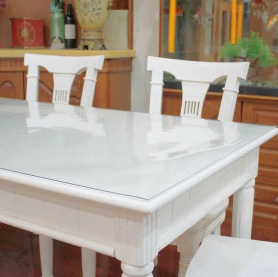 М'яке скло Прозора силіконова скатертина на стіл Soft Glass Захист для меблів 4.0х1.0 м Товщина 1.5 мм