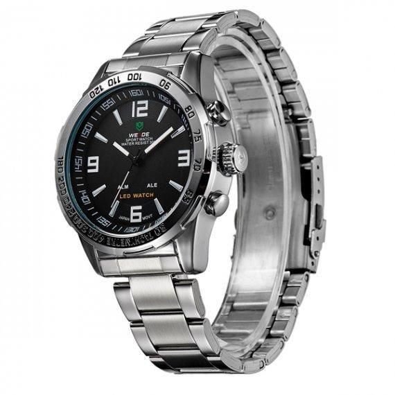 Годинник чоловічий наручний Weide Standart Silver