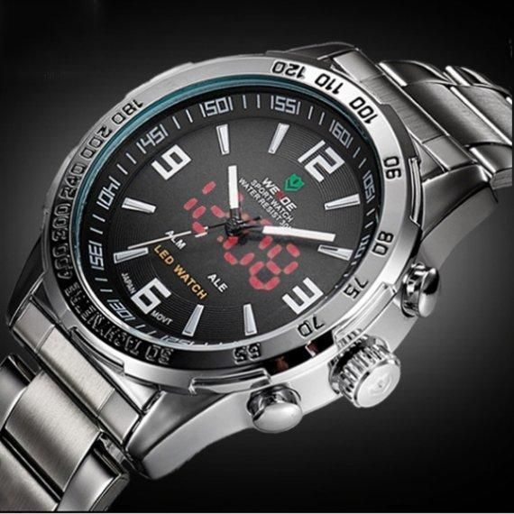 Годинник чоловічий наручний Weide Standart Silver
