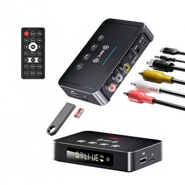 Audio приемник Vikefon M6 2в1 NFC Bluetooth 5.0 для TV PC Transmitter + Receiver