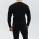 Чоловіча зимова термобілизна Thermal на флісі (Чорний) M