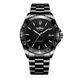 Чоловічий механічний наручний годинник Winner Factor (Чорний)