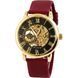 Годинник жіночий механічний Forsining Rich Ruby Red (2 ремінці)
