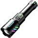 Ручний ліхтарик 1143-PM10-TG zoom LCD Type-C + PowerBank.(1x18650) 5 режимів