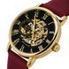 Годинник жіночий механічний Forsining Rich Ruby Red (2 ремінці)