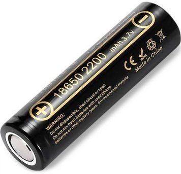 Акумулятор LiitoKala Lii-22A 6А Li-ion 18650 2200mAh 3.7V Чорний