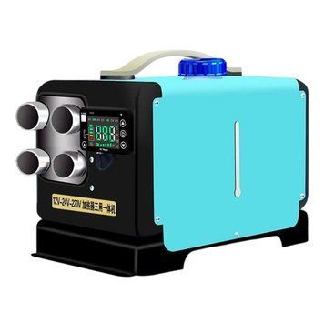 Автономний дизельний і газовий опалювальний котел RD-65046 5000 ватів 12 В &mdash; 24 В (Бірюзовий)