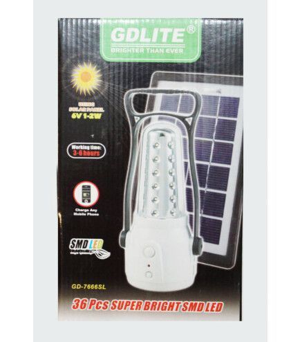 Ліхтар-станція денного світла GD-light GD-7666 36 led + solar Powerbank