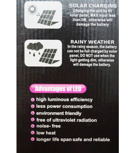 Ліхтар-станція денного світла GD-light GD-7666 36 led + solar Powerbank