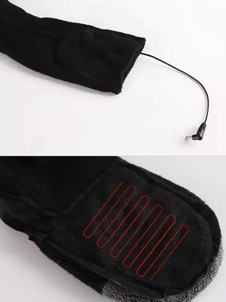 Шкарпетки з підігрівом ZBHSWZ03 з блоком живлення 5000mAh 38-44р. (Чорний)
