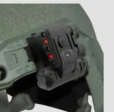 Тактичний ліхтар на шолом Night Evolution Gen 2 (біле + червоне світло) Чорний