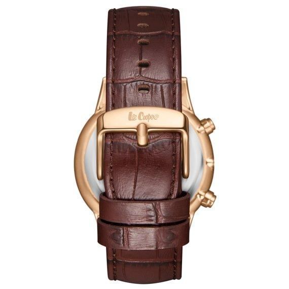 Годинник чоловічий наручний Lee Cooper Leather (Коричневий)