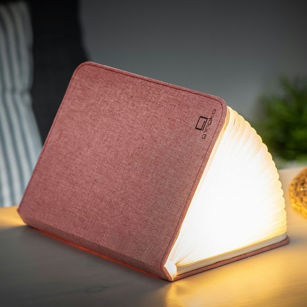 Светильник-книга на аккумуляторе Gingko Mini Urban (Розовый)