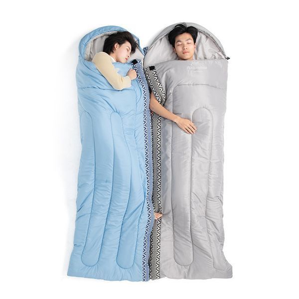 Спальный мешок с капюшоном Naturehike L250 NH21MSD07 (9&deg;C) правый (Серый)
