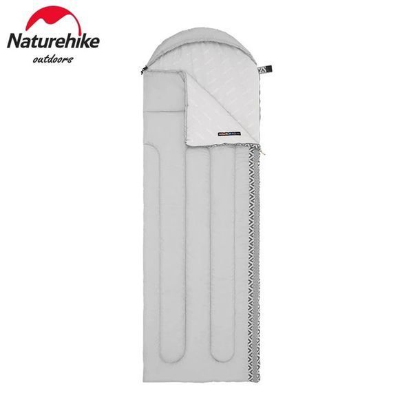 Спальный мешок с капюшоном Naturehike L250 NH21MSD07 (9&deg;C) правый (Серый)