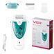 Жіночий епілятор та бритва VGR V-722 (2 насадки) Бірюзовий з білим