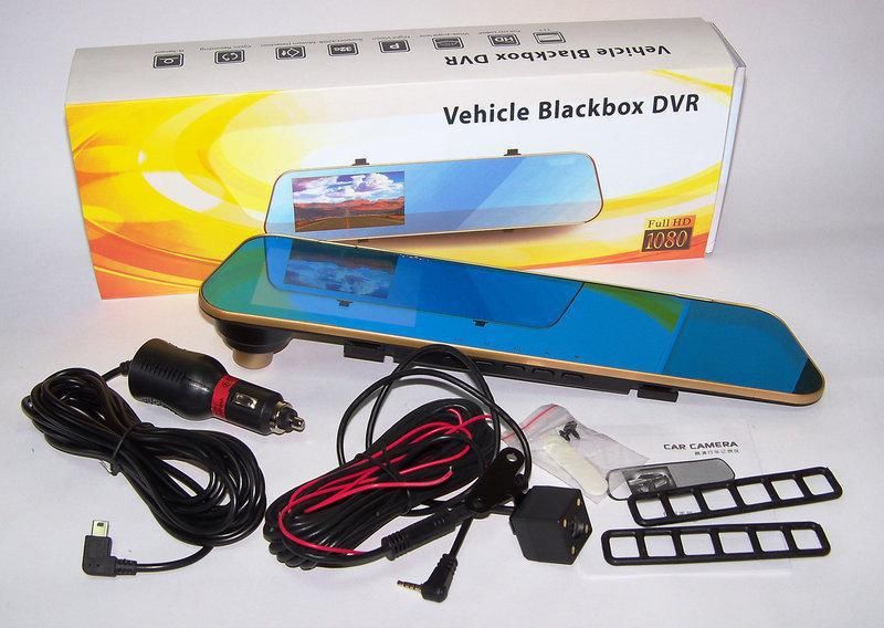 Зеркало видеорегистратор с камерой заднего вида DVR 138 Vehicle Blackbox Full HD 1080 Оригинал